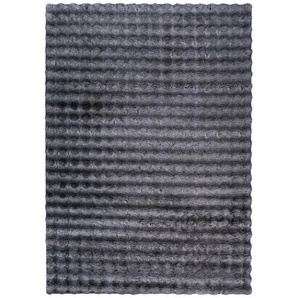 Kunstfell, Anthrazit, Textil, rechteckig, 160x230 cm, Oeko-Tex® Standard 100, für Fußbodenheizung geeignet, Teppiche & Böden, Teppiche, Fellteppiche