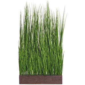 Kunstgras CREATIV GREEN Gras Raumteiler Kunstpflanzen Gr. B/H: 61 cm x 125 cm, 1 St., grün Kunst-Gräser