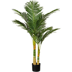 Kunstpalme Arecapalme Palme, Creativ green, Höhe 120 cm