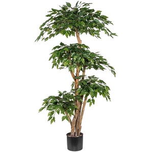 Kunstpflanze CREATIV GREEN Ficus Benjamini Kunstpflanzen Gr. B/H: 110 cm x 170 cm, 1 St., grün Kunstpflanze Zimmerpflanze Künstliche Zimmerpflanzen Kunstpflanzen