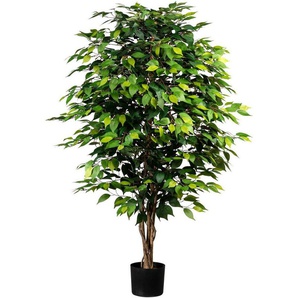 Kunstpflanze Ficus Benjamini, Creativ green, Höhe 150 cm