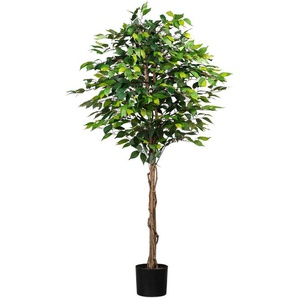 Kunstpflanze Ficus Benjamini, Creativ green, Höhe 180 cm