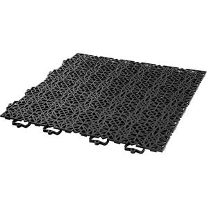 Kunststoff-Fliesen ANDIAMO Terra Sol Hartbodenbeläge Gr. 35 St., schwarz Fliesen Outdoor Klickfliesen, 38x38 cm, Set mit 1 qm, 2 5 UV-beständig