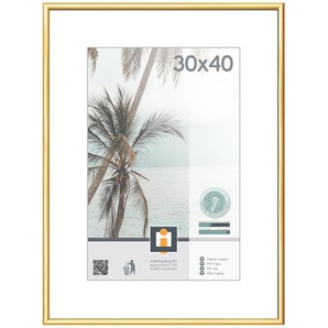 Kunststoffrahmen  Kyoto ¦ gold ¦ Kunststoff ¦ Maße (cm): B: 31 H: 41 T: 1.8
