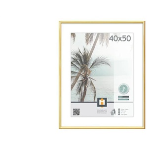 Kunststoffrahmen Kyoto - gold - Kunststoff - 41 cm - 51 cm - cm 1,8 | Möbel Kraft