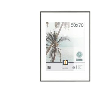 Kunststoffrahmen Kyoto - schwarz - Kunststoff - 51 cm - 71 cm - cm 1,8 | Möbel Kraft