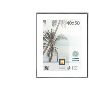 Kunststoffrahmen Kyoto - silber - Kunststoff - 41 cm - 51 cm - cm 1,8 | Möbel Kraft