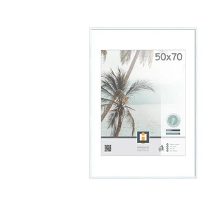 Kunststoffrahmen Kyoto - weiß - Kunststoff - 51 cm - 71 cm - cm 1,8 | Möbel Kraft