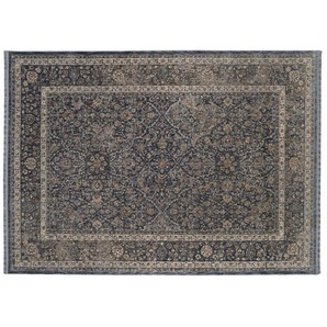 Kurzflorteppich - blau - Synthetische Fasern - 120 cm - 0,7 cm | Möbel Kraft