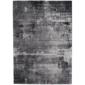 Kurzflorteppich Luna Grau 120 x 170cm Webstoff