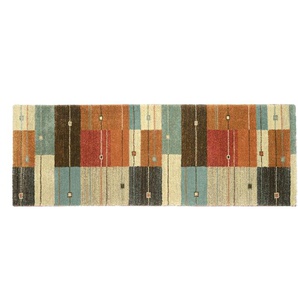 Kurzflorteppich   ¦ mehrfarbig ¦ Synthetische Fasern ¦ Maße (cm): B: 80 H: 2