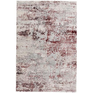 Kurzflorteppich Noa I Beige/Rot/Creme 160 x 230cm Webstoff