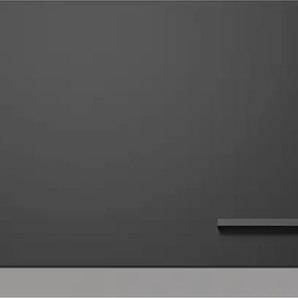 Kurzhängeschrank FLEX-WELL Capri Schränke Gr. B/H/T: 100 cm x 32 cm x 32 cm, schwarz (schwarz, endgrain oak) Hängeschränke
