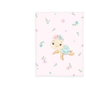 Herding Kuscheldecke  Little turtle ¦ mehrfarbig ¦ Synthetik ¦ Maße (cm): B: 75 H: 1