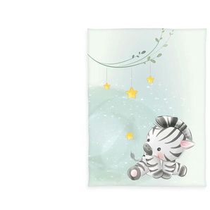 Herding Kuscheldecke  Zebra ¦ mehrfarbig ¦ Synthetik ¦ Maße (cm): B: 75 H: 1