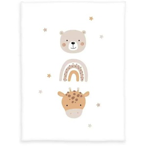 Herding Kuscheldecke  Little Friends ¦ mehrfarbig ¦ Synthetik ¦ Maße (cm): B: 75 H: 1