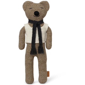 Kuscheltier Roy Teddy Merino Wolle braun, Designer ferm LIVING, 40x20x5 cm