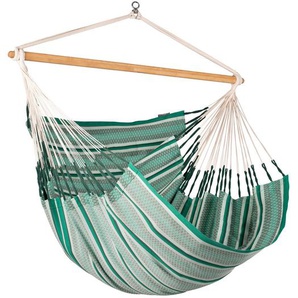 La Siesta Hängesessel , Grün, Dunkelgrün , Holz, Textil , Bambus , 140x170x210 cm , Gartenmöbel, Hängesessel