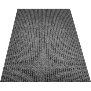 Läufer ANDIAMO Marlo Teppiche Gr. B/L: 100 cm x 800 cm, 7 mm, 1 St., grau (anthrazit) Küchenläufer