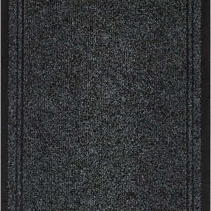 Läufer ANDIAMO Mitch Teppiche Gr. B/L: 80 cm x 800 cm, 6 mm, 1 St., grau (anthrazit) Küchenläufer