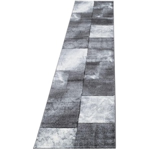 Läufer AYYILDIZ TEPPICHE Hawaii 1710 Teppiche Gr. B/L: 80 cm x 300 cm, 13 mm, 1 St., grau Teppichläufer