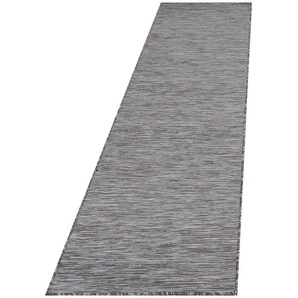 Läufer AYYILDIZ TEPPICHE Mambo 2000 Teppiche Gr. B/L: 80 cm x 250 cm, 6 mm, 1 St., grau (taupe) Kurzflor-Läufer Teppichläufer Küchenläufer Teppiche In- und Outdoor geeignet, 80cm x 250cm (BxL)
