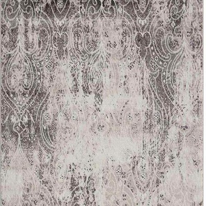 Läufer CARPET CITY Noa 9318 Teppiche Gr. B/L: 80 cm x 300 cm, 11 mm, 1 St., grau Teppichläufer Kurzflor-Läufer Teppiche Kurzflor, Modern, Weicher For, Pflegeleicht