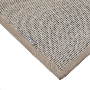 Läufer DEKOWE Naturino Elegance Teppiche Gr. B/L: 80 cm x 250 cm, 10 mm, 1 St., beige (sand) Küchenläufer mit Bordüre, In- und Outdoor geeignet, ideal in Diele & Flur