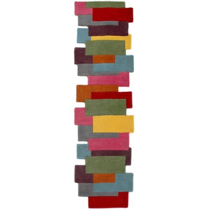 Läufer FLAIR RUGS Abstract Collage Teppiche Gr. B/L: 60 cm x 230 cm, 11 mm, 1 St., bunt (multi) Küchenläufer