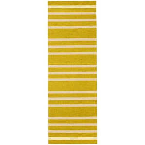 Läufer Fleur Fabula Living gold/latte, Designer Lisbet Friis, 2x80 cm