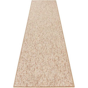 Läufer HANSE HOME Wolly 2 Teppiche Gr. B/L: 80 cm x 300 cm, 12 mm, 1 St., beige (beige, braun) Teppichläufer