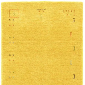 Läufer MORGENLAND GABBEH FEIN FENTH Teppiche Gr. B/L: 80 cm x 200 cm, 18 mm, 1 St., goldfarben Teppichläufer