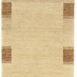 Läufer MORGENLAND GABBEH FEIN LUXO Teppiche Gr. B/L: 80 cm x 300 cm, 18 mm, 1 St., beige Teppichläufer reine Schurwolle Bordüre