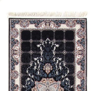 Läufer MORGENLAND Heewa Teppiche Gr. B/L: 100 cm x 300 cm, 9 mm, 1 St., schwarz Kurzflor-Läufer Strapazierfähig
