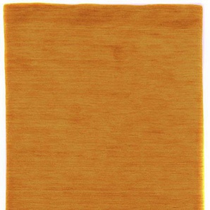 Läufer MORGENLAND LORIBAFT TEPPSTAR Teppiche Gr. B/L: 80 cm x 300 cm, 15 mm, 1 St., orange Teppichläufer reine Schurwolle Unifarben