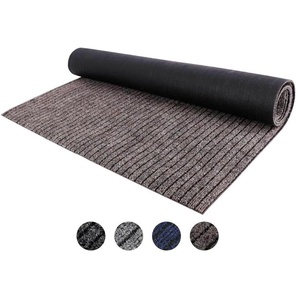 Läufer PRIMAFLOR-IDEEN IN TEXTIL ATLAS Teppiche Gr. B/L: 200 cm x 700 cm, 7 mm, 1 St., beige Kurzflor-Läufer Schmutzfangläufer, Schmutzfangteppich, Schmutzmatte, rutschhemmend