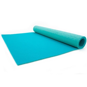 Läufer PRIMAFLOR-IDEEN IN TEXTIL Eventteppich PODIUM Teppiche Gr. B/L: 100 cm x 2100 cm, 2,6 mm, 1 St., blau (türkis) Küchenläufer Breite 100 cm, robuster Nadelfilz, Uni-Farben