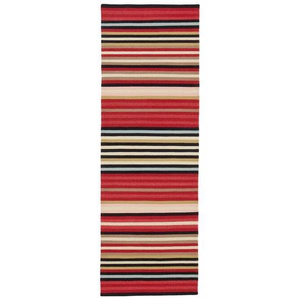 Läufer Tisvilde Fabula Living rot, Designer Lisbet Friis, 2x80 cm