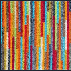 Läufer WASH+DRY BY KLEEN-TEX Mikado Stripes Teppiche Gr. B/L: 75 cm x 190 cm, 7 mm, 1 St., bunt Küchenläufer