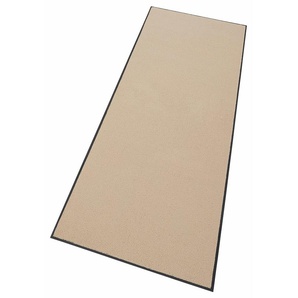 Läufer WASH+DRY BY KLEEN-TEX Original Uni Teppiche Gr. B/L: 120 cm x 180 cm, 9 mm, 1 St., beige (sand) Küchenläufer