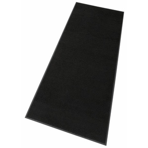 Läufer WASH+DRY BY KLEEN-TEX Original Uni Teppiche Gr. B/L: 120 cm x 180 cm, 9 mm, 1 St., schwarz Küchenläufer