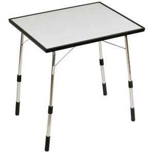 Lafuma Campingtisch Louisiane in carbonfarbe, 72,5x60 cm , Alu - Fussgestell