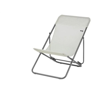 Lafuma Liegestuhl klappbar Maxi Transat ¦ beige ¦ Maße (cm): B: 62 H: 83 T: 94.0