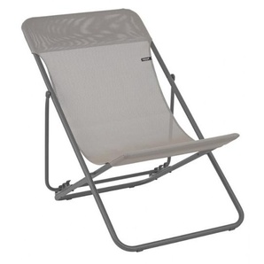 Lafuma Liegestuhl Maxi Transat in terre, Stahlrohr / Gewebe aus 72% Polychlorid, 28% Polyester