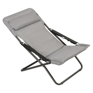 Lafuma Liegestuhl Transabed Be Comfort silver, lackiertes Stahlrohr Obermaterial:100 % Polyester