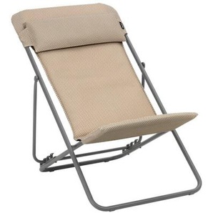 Lafuma Maxi Transat Plus BeComfort® Liegestuhl - Textilgewebe (BeComfort) moka LFM5175-9935