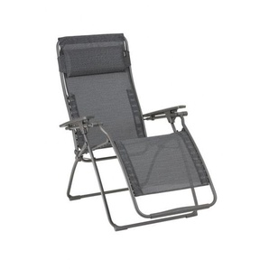 Lafuma Relax Futura Clippe Farbe obsidian, Stahl mit Bezug 74% Polychlorid + 26% Polyester