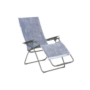 Lafuma Schonbezug / Frotteeauflage für Lafuma in iroise blau 100% Baumwolle