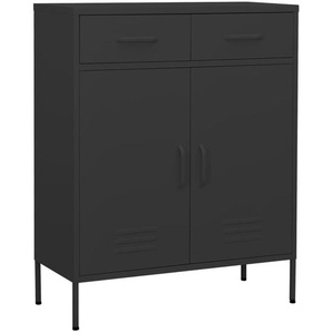 Lagerschrank Anthrazit 80x35x101,5 cm Stahl