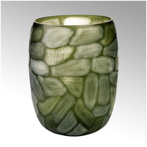 Lambert Tischvase Silvestro (1 St), Vase aus Glas, handgeschliffen mit Facettenstruktur